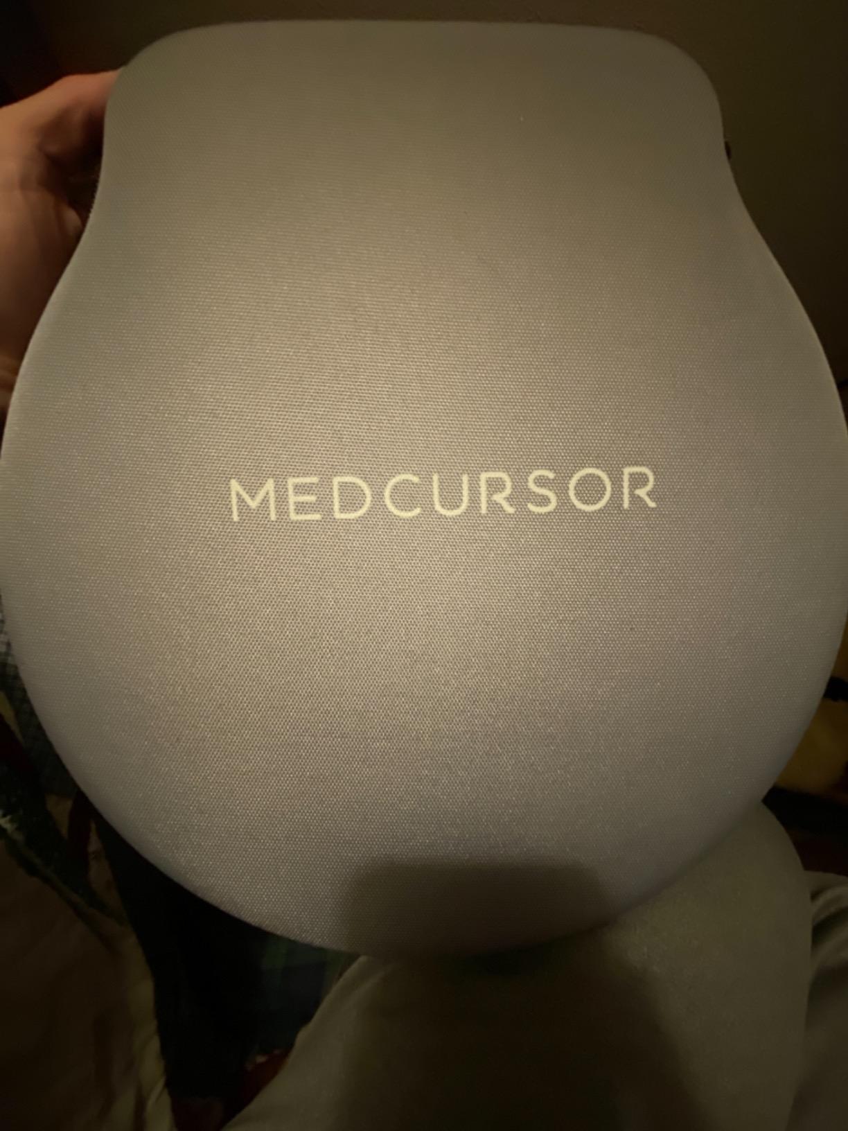 Medcursor Massage Gun - High Intensity Brushless Motor, Handheld Percussion Deep Tissue Massager with 6 Massage Heads for Sore Muscle and Stiffness, Gifts for Father/Dad (Black) customer photo 2