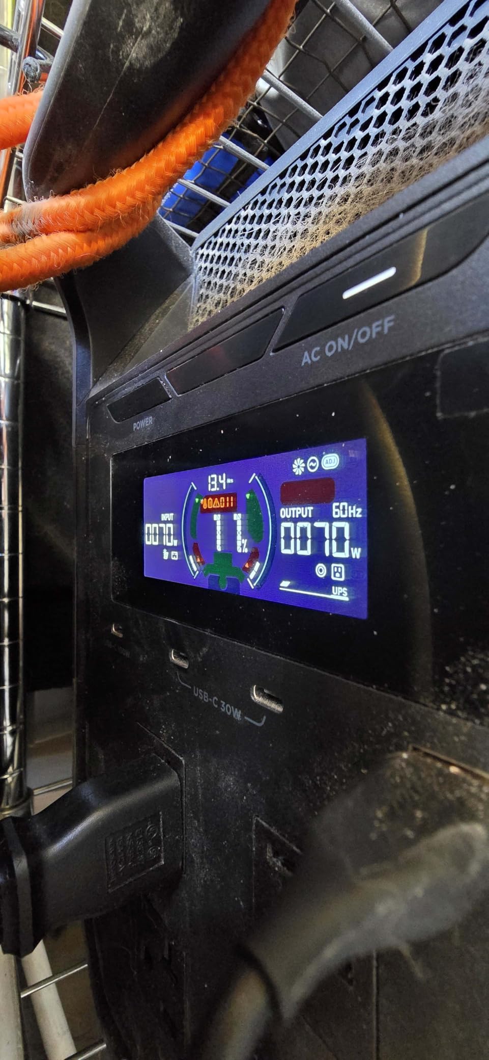 EF ECOFLOW DELTA 3 Max Portable Power Station, 2048Wh LFP Battery, 2400W | 3400W X-Boost Output, Ultra-Fast 0-80% Charging in 1.13 Hr, Home Backup & RV Camping, Solar Generator (Solar Panel Optional) customer photo 2