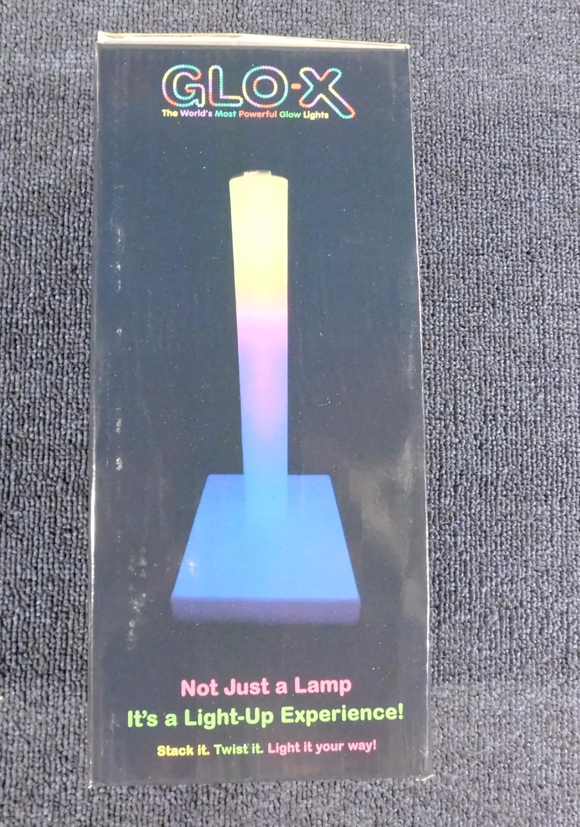 GLO-X Modular RGB Desk Lamp, Stackable LED Touch Light for Gaming & Bedroom customer photo 2