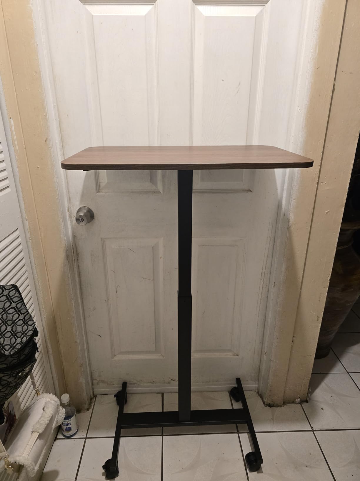 Marsail Mobile Standing Desk, Wider Height Adjustable Computer Desk up to 46.1