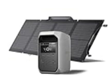 EcoFlow Solar Generator Delta 3 Classic with 110W Solar Panel, 1024Wh, 1800W AC (3600W Surge)/100W USB-C Output, LFP Battery Portable Power Station, 10ms UPS, 1 Hr Fast Charge for Home, Camping & RV customer photo 2
