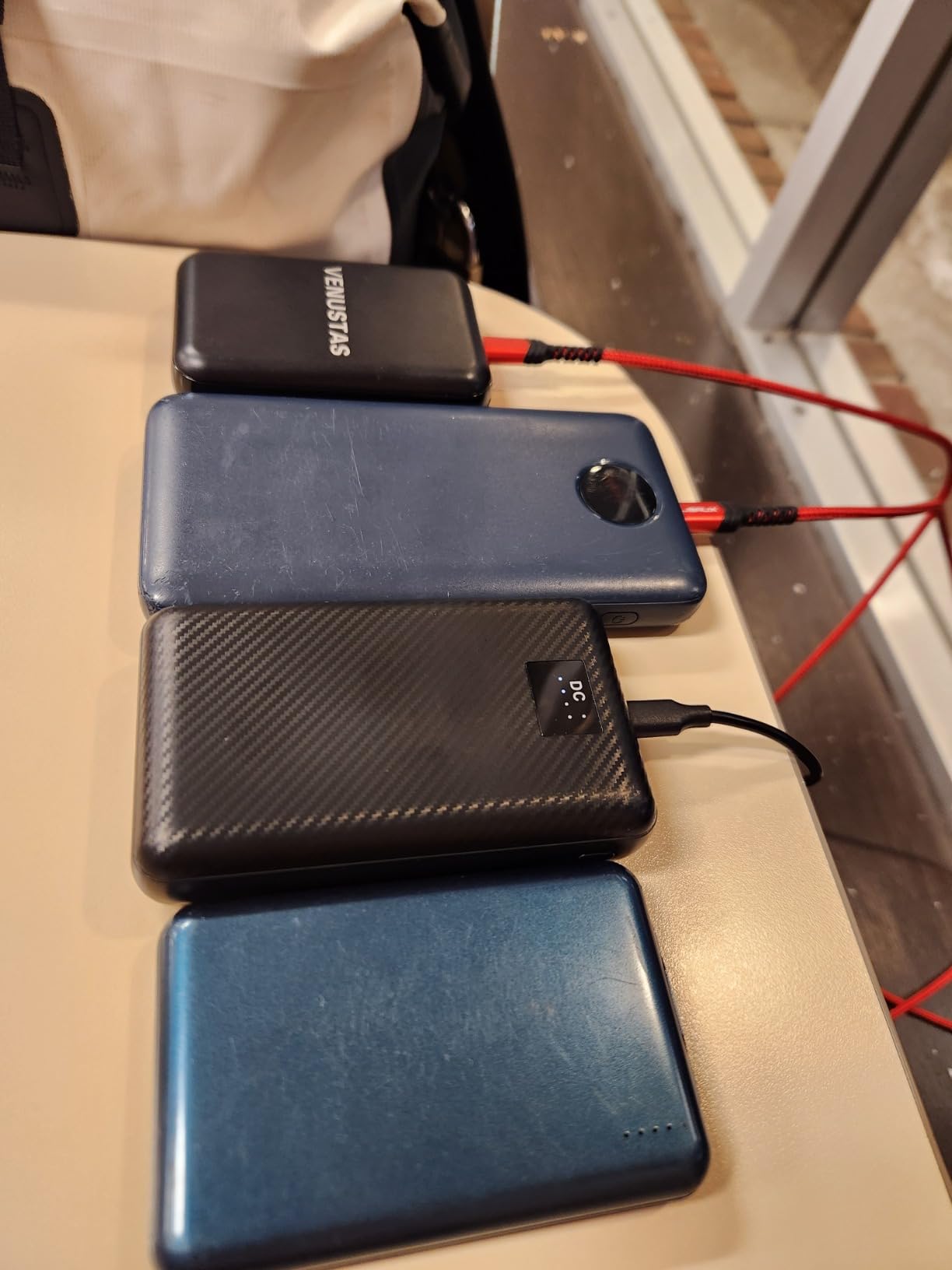 Portable Charger Power Bank 50800mAh,25W USB C Fast Charging Battery Pack with 3 Built in Cables & LED Display,6 Output 2 Input Travel Essentials Phone Charger for iPhone 17/16/15,Galaxy,Android etc customer photo 1