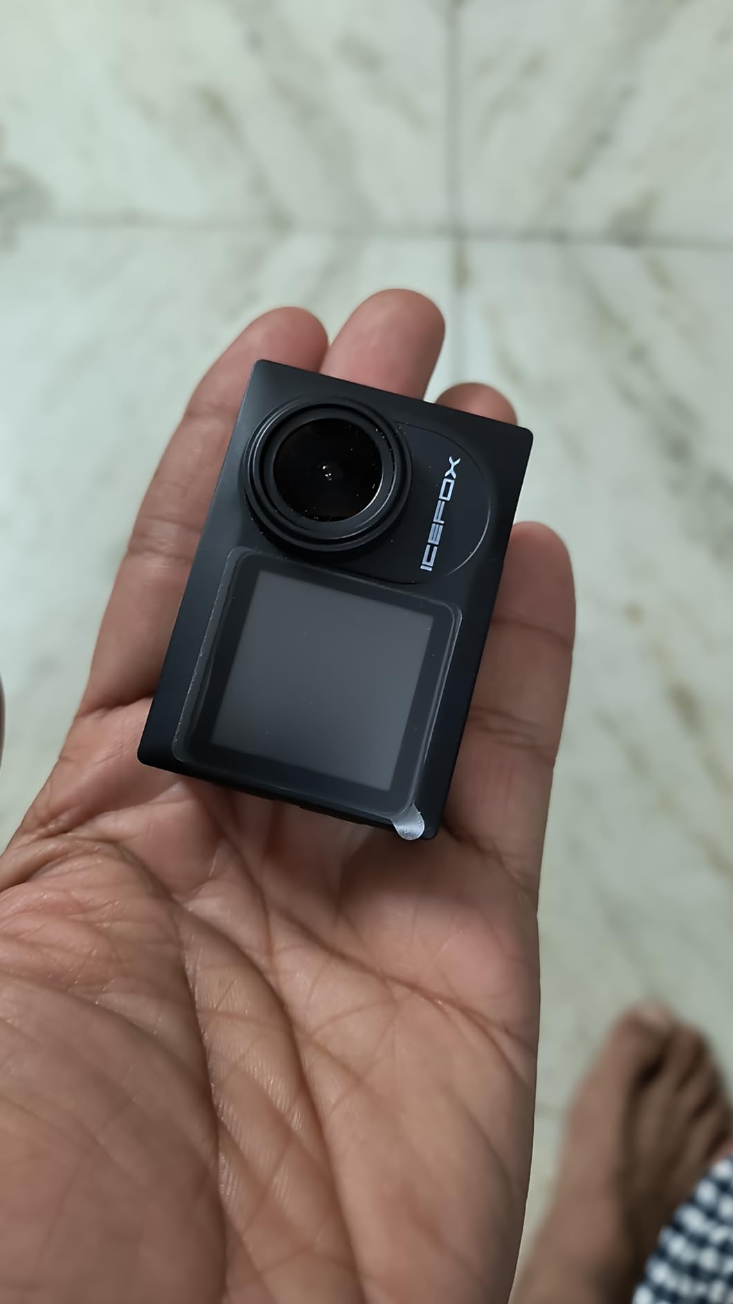 icefox Action Camera 4K 60FPS 20MP with 2X 2150mAh Batteries, Underwater Camera with 5X Zoom, EIS, Powered by Snappro App,Support Video&Photo Editing,Waterproof, WiFi Remote Control customer photo 1