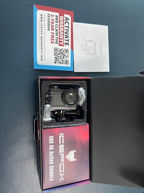 icefox Action Camera 4K 60FPS 20MP with 2X 2150mAh Batteries, Underwater Camera with 5X Zoom, EIS, Powered by Snappro App,Support Video&Photo Editing,Waterproof, WiFi Remote Control customer photo 2