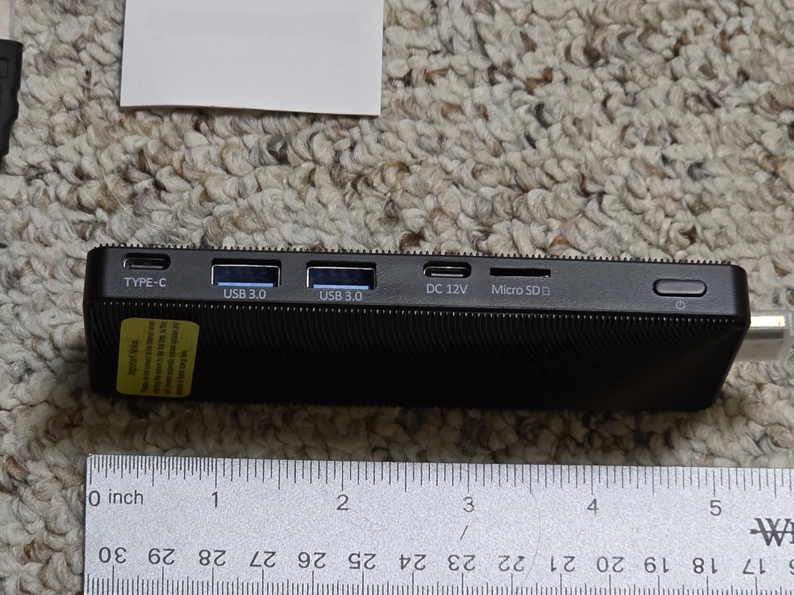 Fanless Mini PC Stick Win 11 Pro, Celeron J4105 8GB RAM 128GB eMMC Desktop Computer Stick, Support 4K HDMI, RJ45 Gigabit Ethernet, WiFi 5 for Industry IoT Media Business Office Digital Signage customer photo 2
