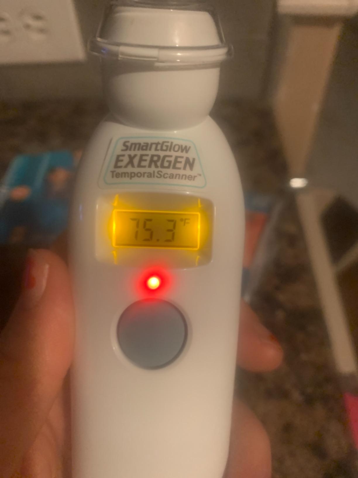 Exergen TAT-2000C+ Thermometer for Adults, Kids, & Newborns, 9V Included customer photo 1