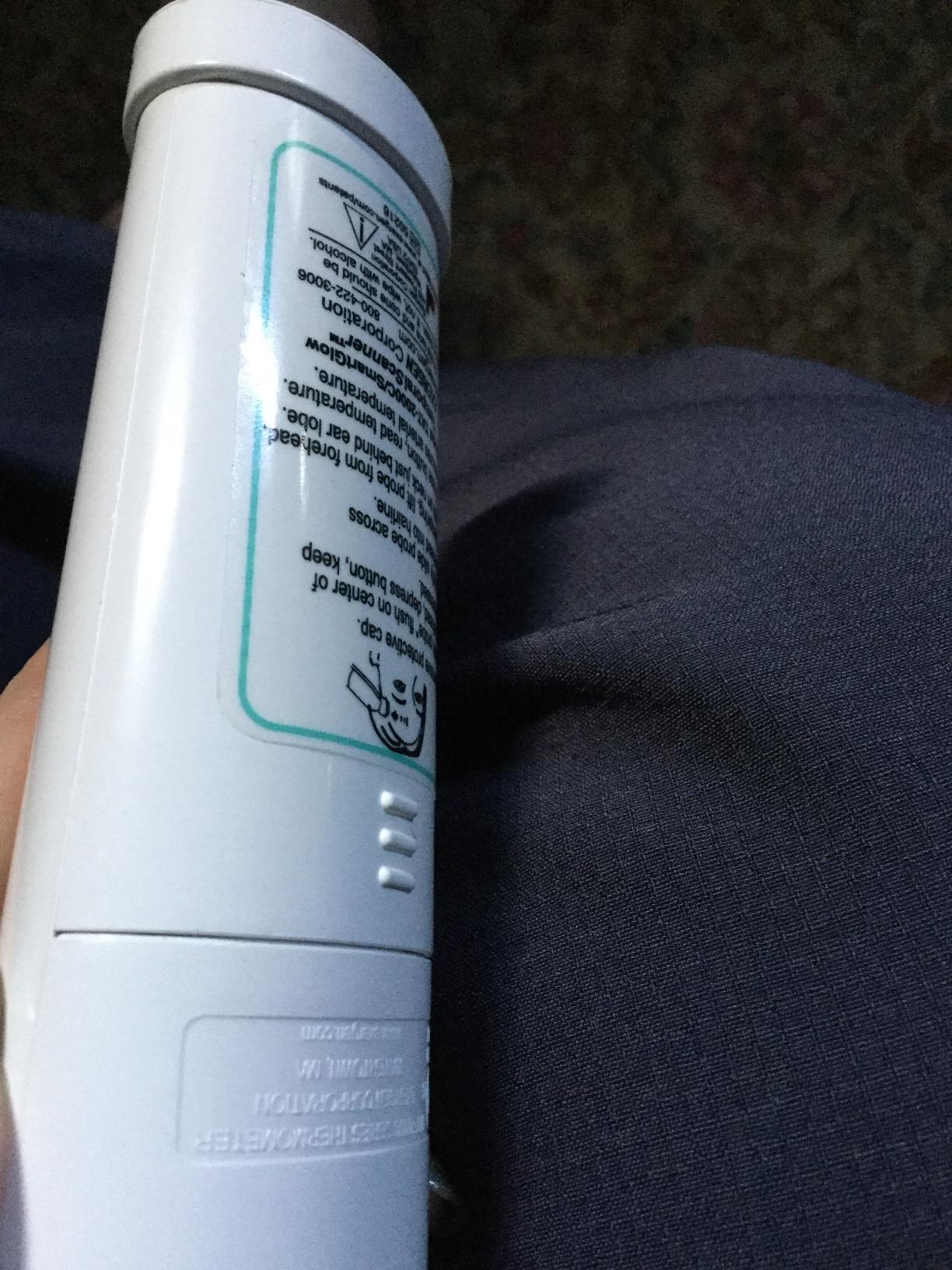 Exergen TAT-2000C+ Thermometer for Adults, Kids, & Newborns, 9V Included customer photo 2