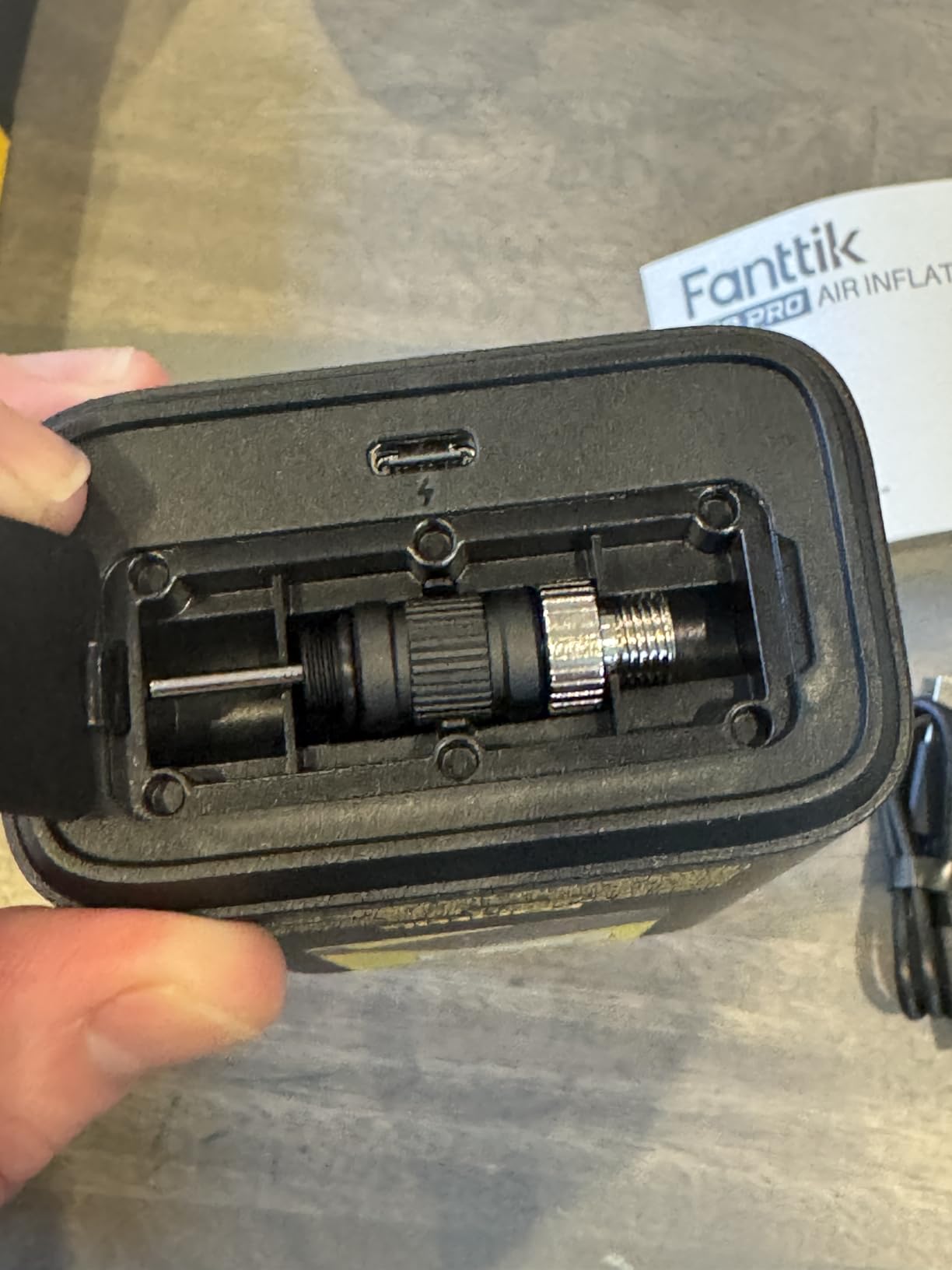 Fanttik X10 Pro 35s Fast Tire Inflator, 150PSI Cordless Air Pump, Auto-Off | Storage Design, Smart Hose Lock, Digital Pressure Gauge, 5 Preset Mode, Powerful Battery, for Cars, Motorcycles, Bikes & Balls customer photo 1