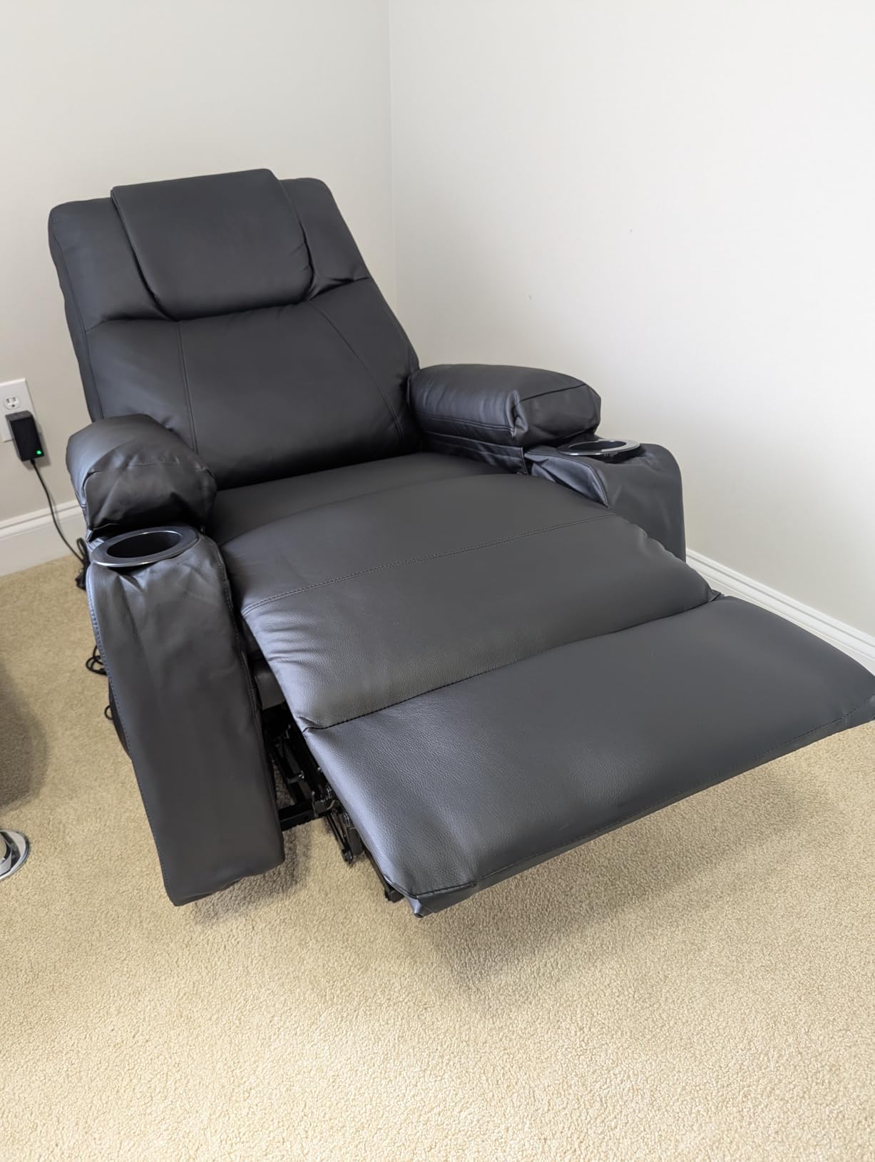 Power Lift Recliner Electric Chair for Elderly with USB Charge Port, Black customer photo 2