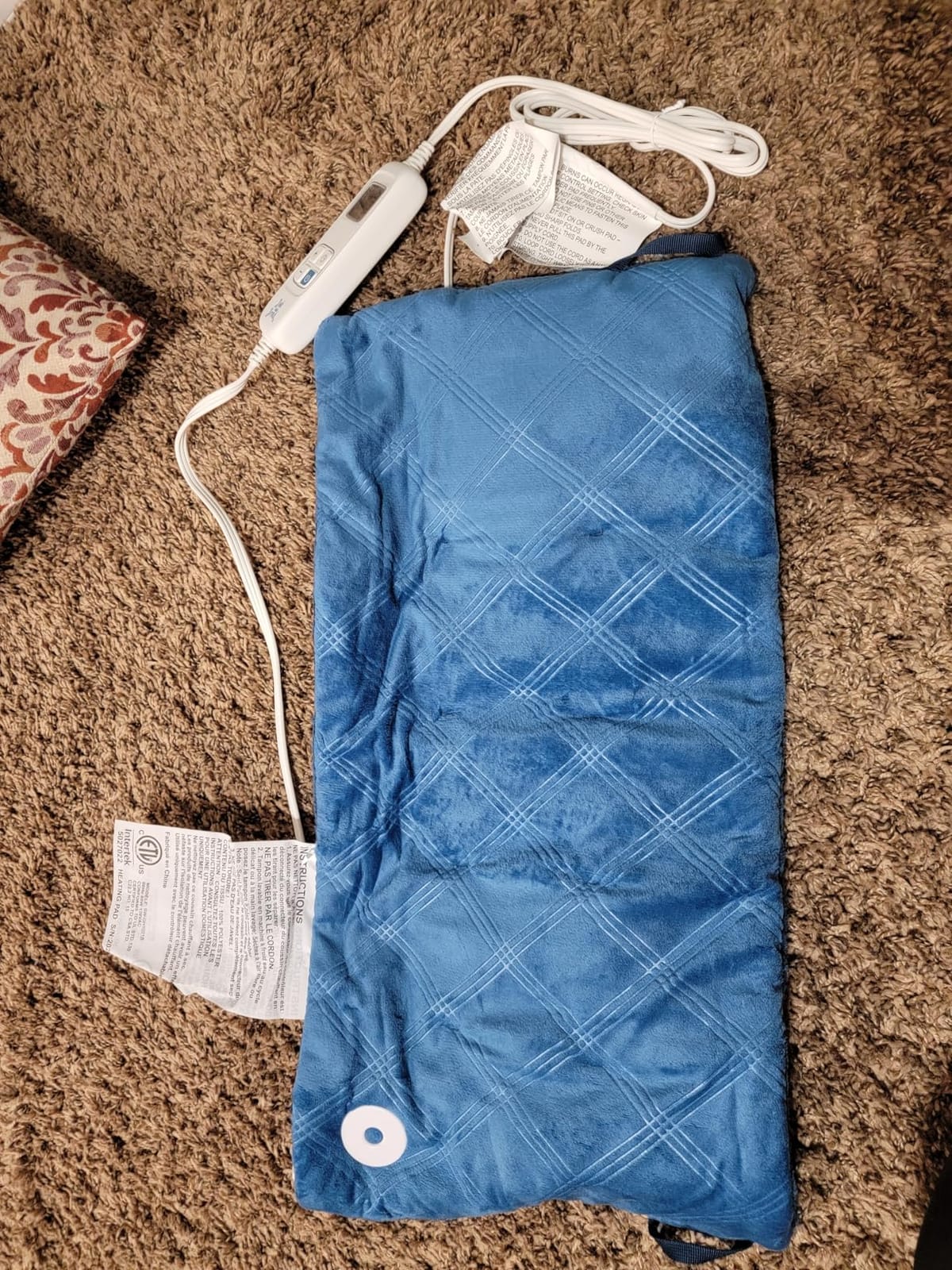 BOB AND BRAD TheraHeat Far Infrared Weighted Heating Pad for Back, Shoulder customer photo 2