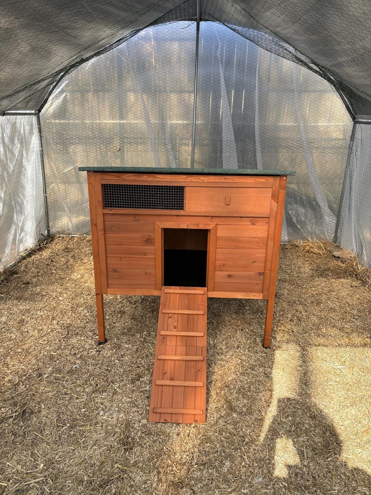 Insulated Duck Coop Warm Duck House for Outside with Larger Windows customer photo 2