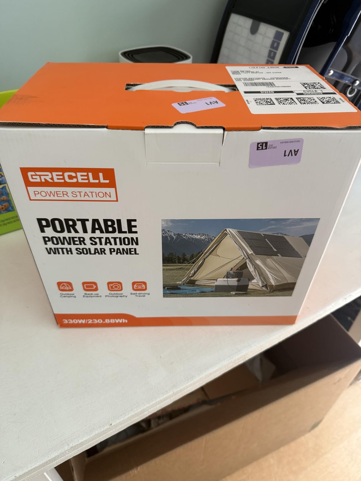 1000W Portable Power Station 999Wh, Solar Generator for Outdoor Emergency | 10 Ports & 60W PD USB-C Fast Charging, 120V Pure Sine Wave AC Outlet for Home Backup, Camping, Fishing, RV, Van Travel customer photo 2