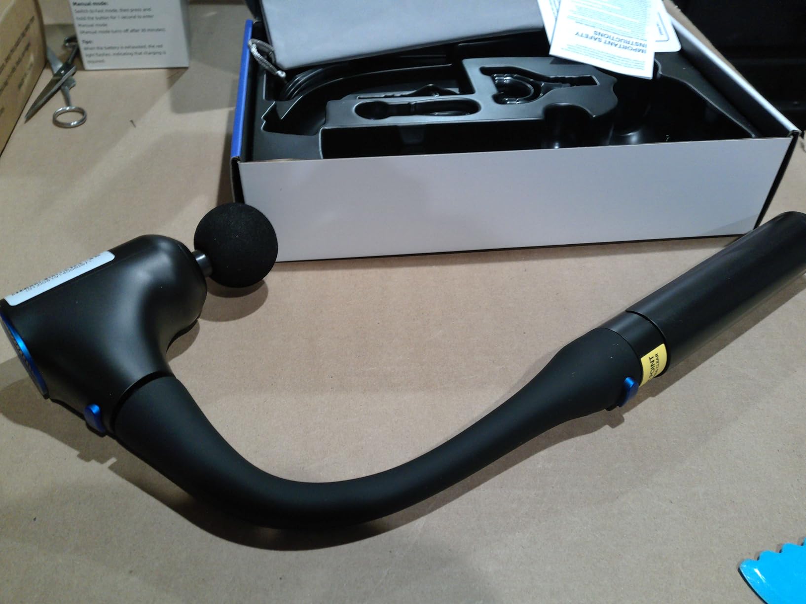 RENPHO Reach Curve Massage Gun with Extension Handle, 4-in-1 Massager customer photo 1