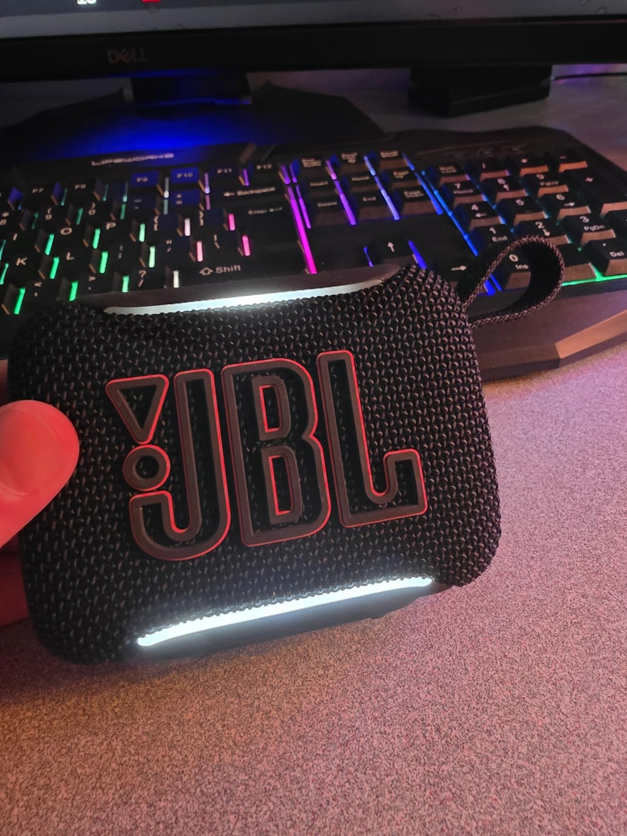 JBL Go 5 Portable Bluetooth Speaker, Waterproof and Dustproof - Black | Dustproof Drop-Proof With up to 10 Hr Battery, Stereo Pairing, App Control For Pool, Beach, Outdoor Listening customer photo 2