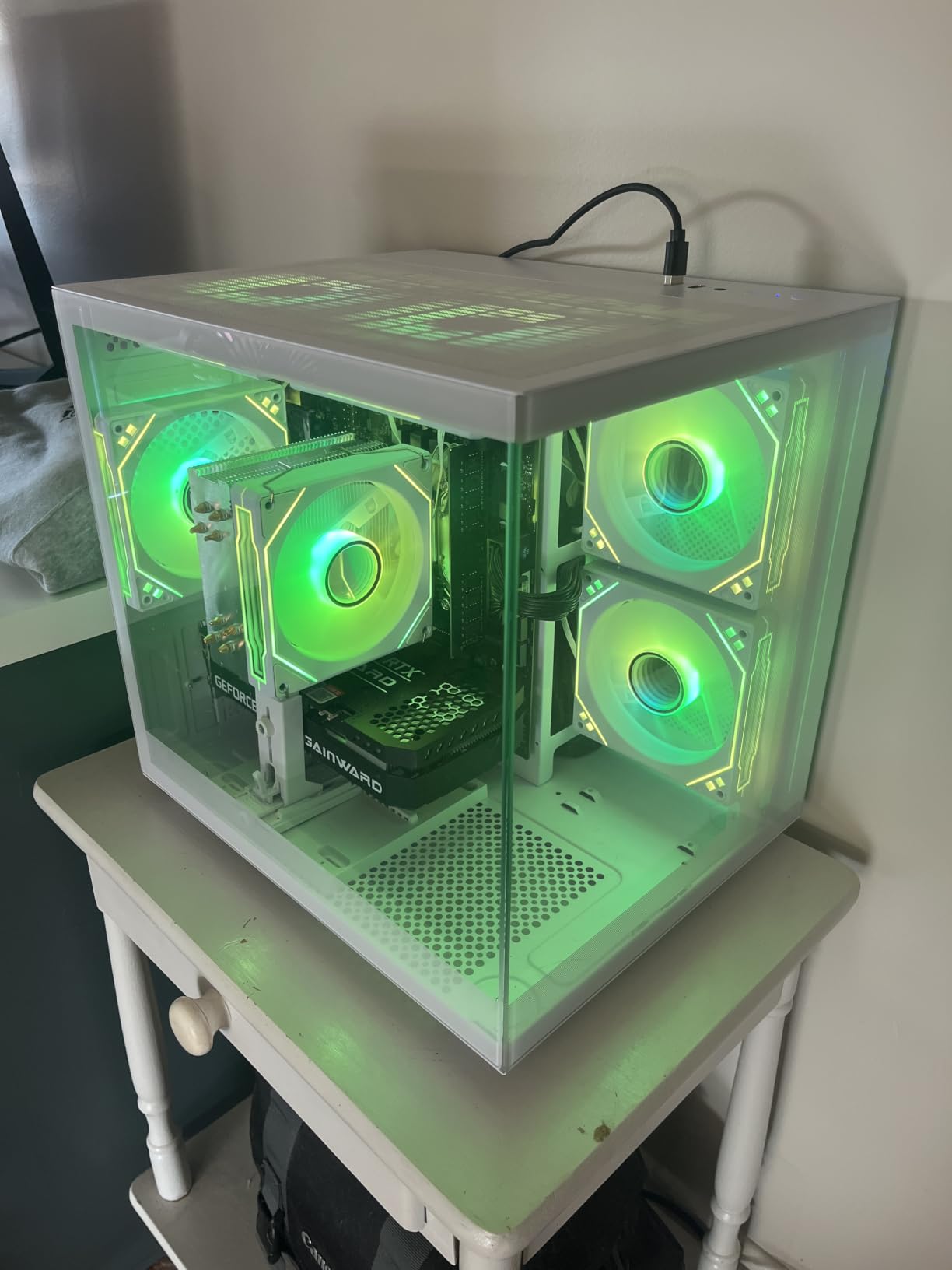 suevery Prebuilt Gaming PC, Core I9, RTX 5060TI 8G Desktop Computer customer photo 2