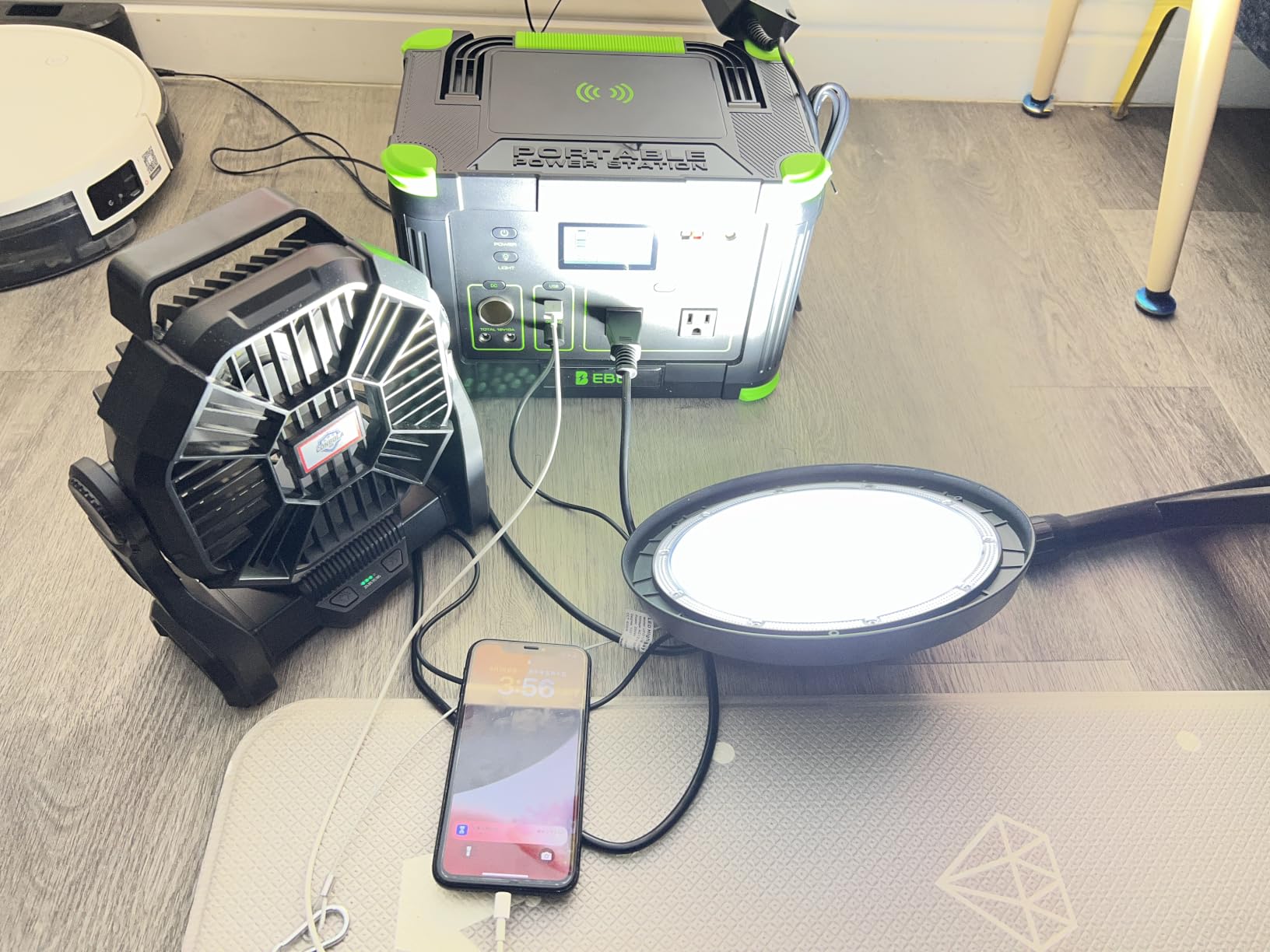 EBL Portable Power Station 1000W Solar Generator 999Wh for Home Backup | Fast Charging Backup Battery with 10W Wireless Charging & Multiple Ports for Camping RV & Off-Grid customer photo 2