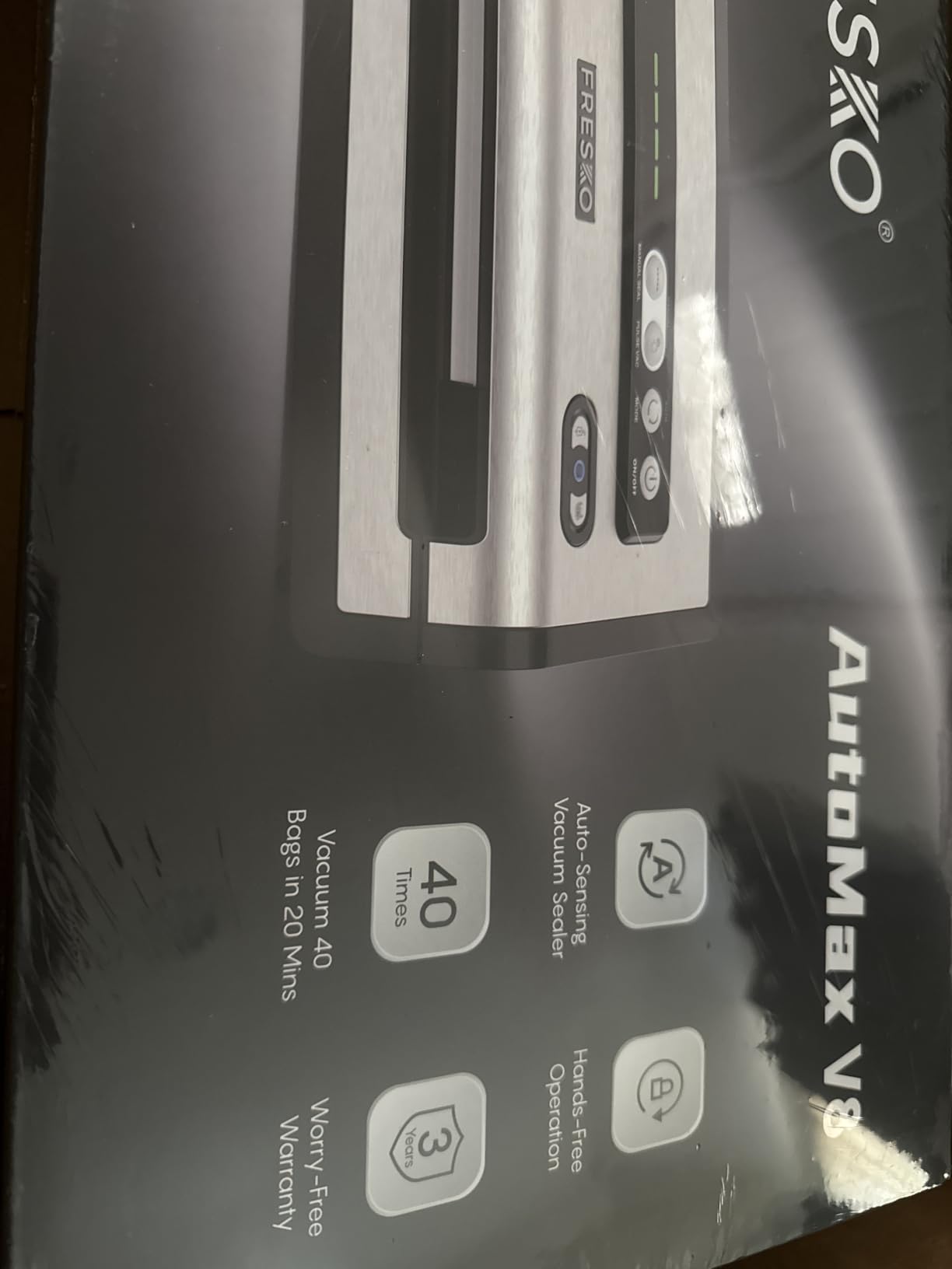 FRESKO Automatic Vacuum Sealer for Food, Continuous Seal 40 Bags in 20 Mins customer photo 2