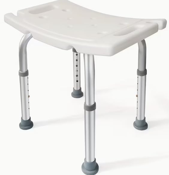 500 lbs Medical Shower Chair for Inside Shower, Heavy Duty Adjustable customer photo 1