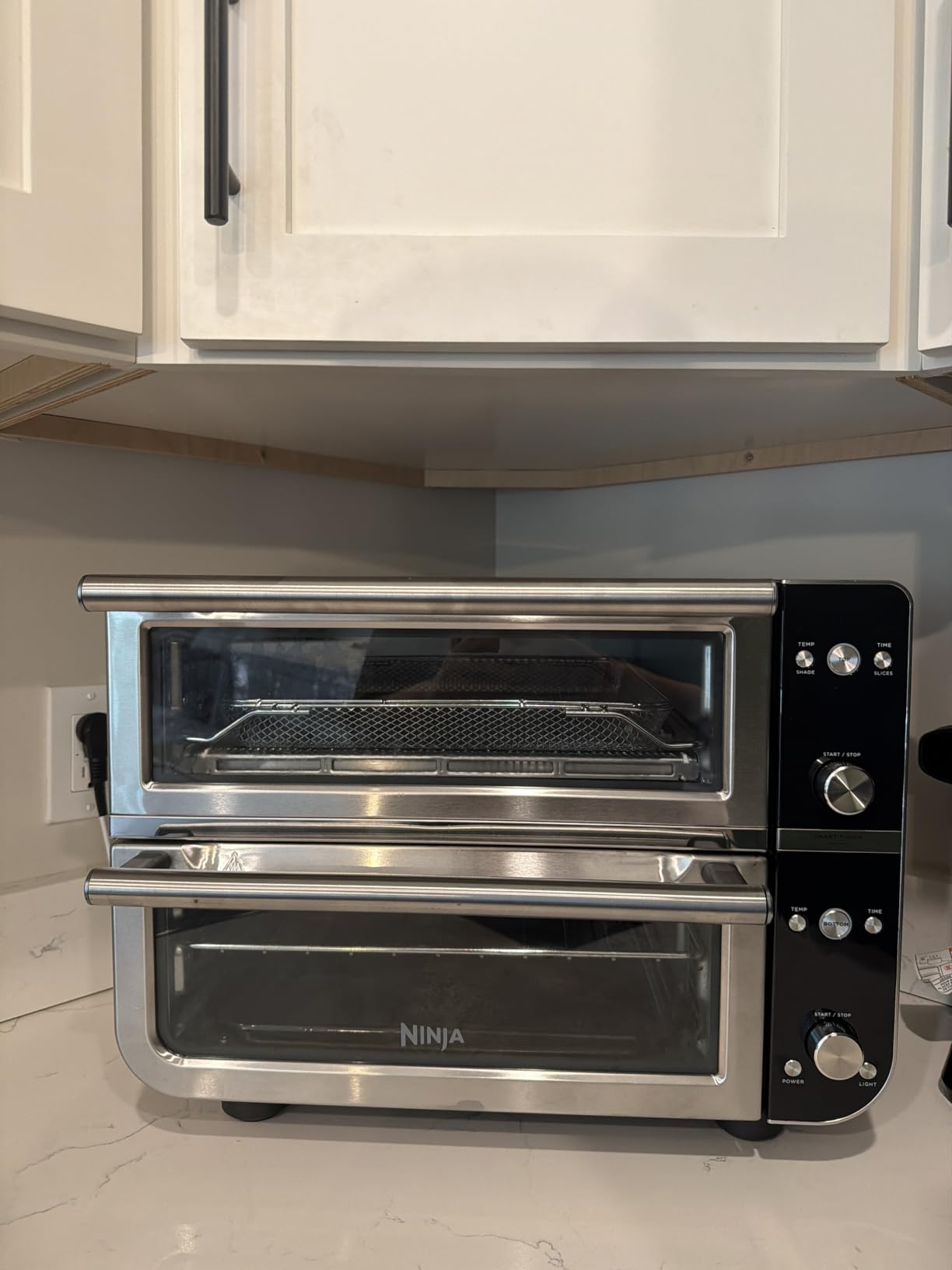 Ninja Double Oven Pro Smart XL, 30.2 Qt, 12-in-1, Onyx, DCT801BK | DualZone, Smart Finish, Fits 4.5 lb chicken, Air fry, bake, broil, roast, toast, pizza customer photo 2
