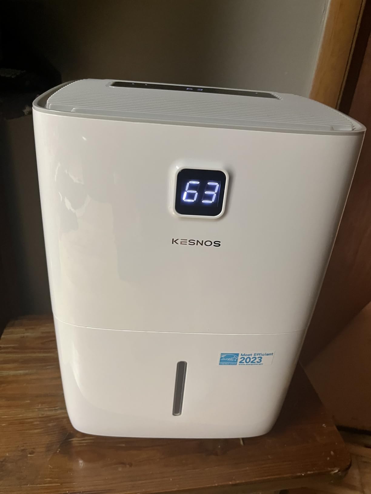 Kesnos 150 Pint Dehumidifier for Basement with Drain Hose, 7,500 Sq. Ft. customer photo 1
