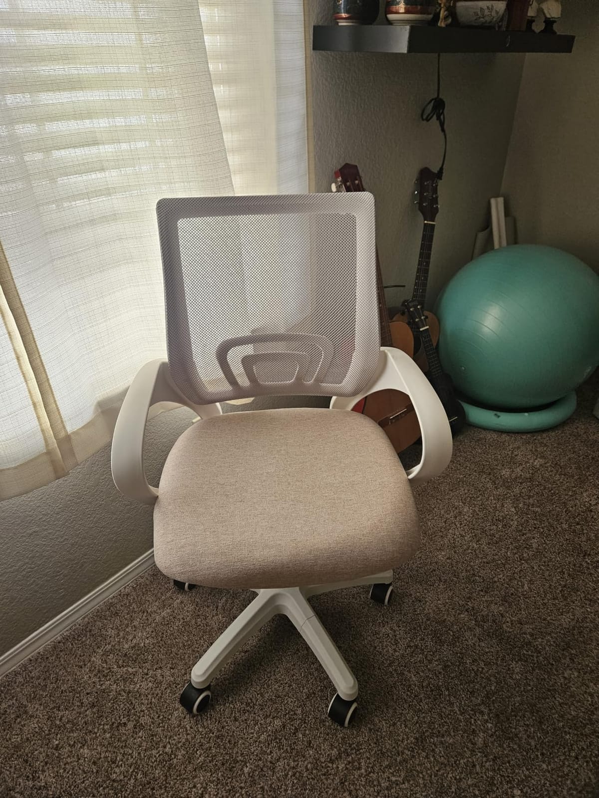 NEO CHAIR Office Computer Chair Ergonomic Mid-Back Mesh Desk Chair, Black | Breathable Mesh Back with Lumbar Support, Height Adjustment, Smooth Rolling Casters for Home Office, Study or Gaming Setup customer photo 2