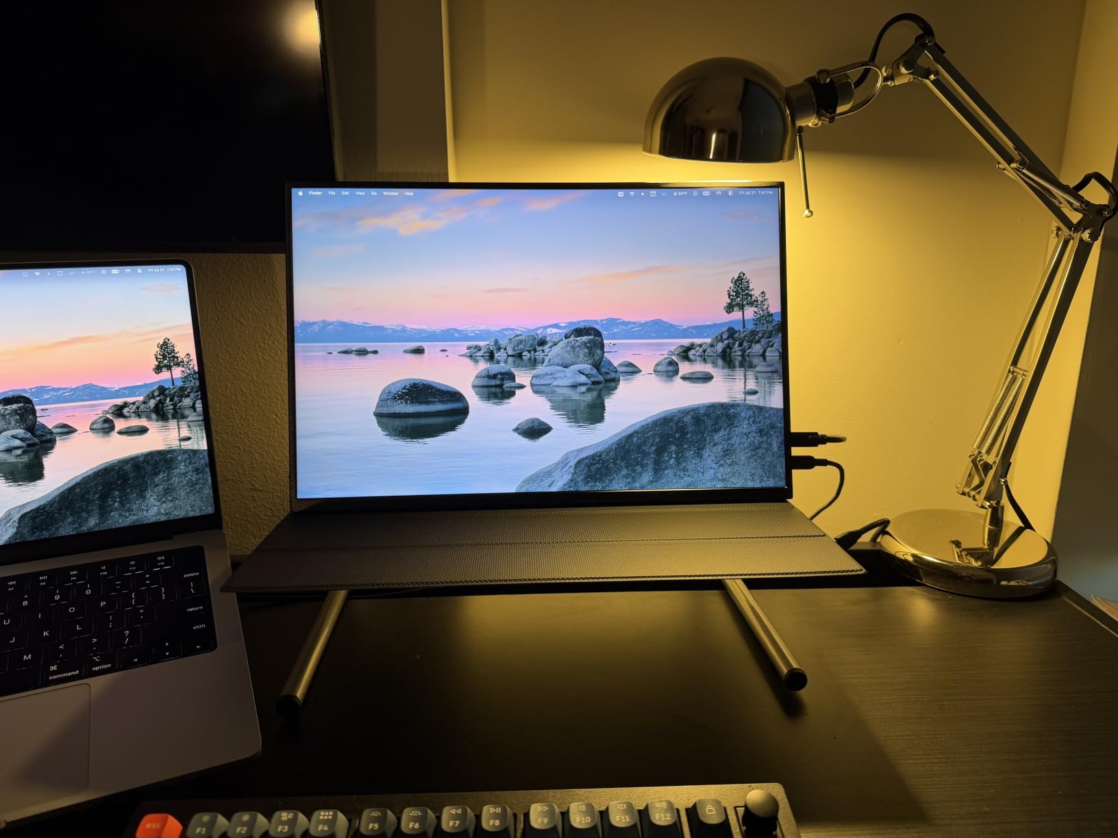 UPERFECT 4K 120Hz Portable Monitor Touchscreen, 16