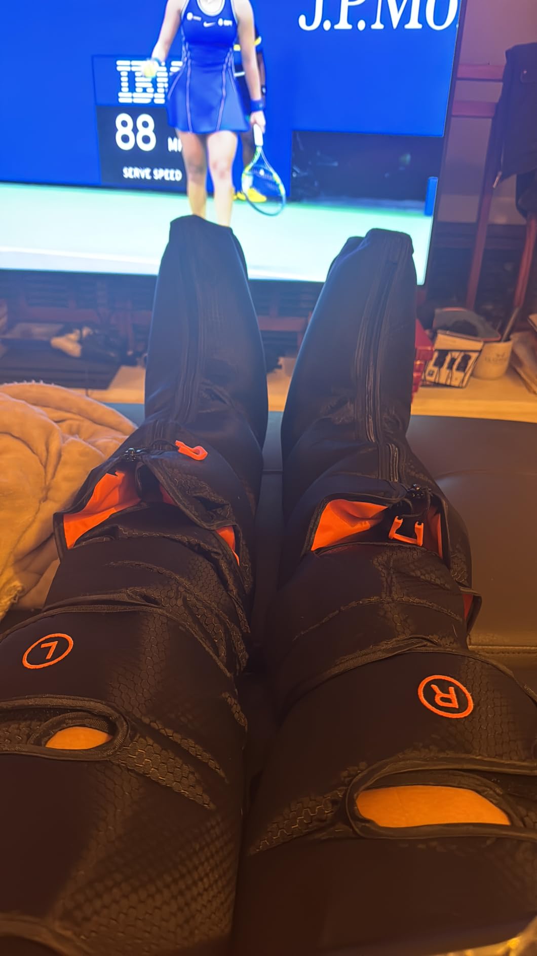 Leg Massager with Heat and Compression for Circulation, Standard customer photo 1