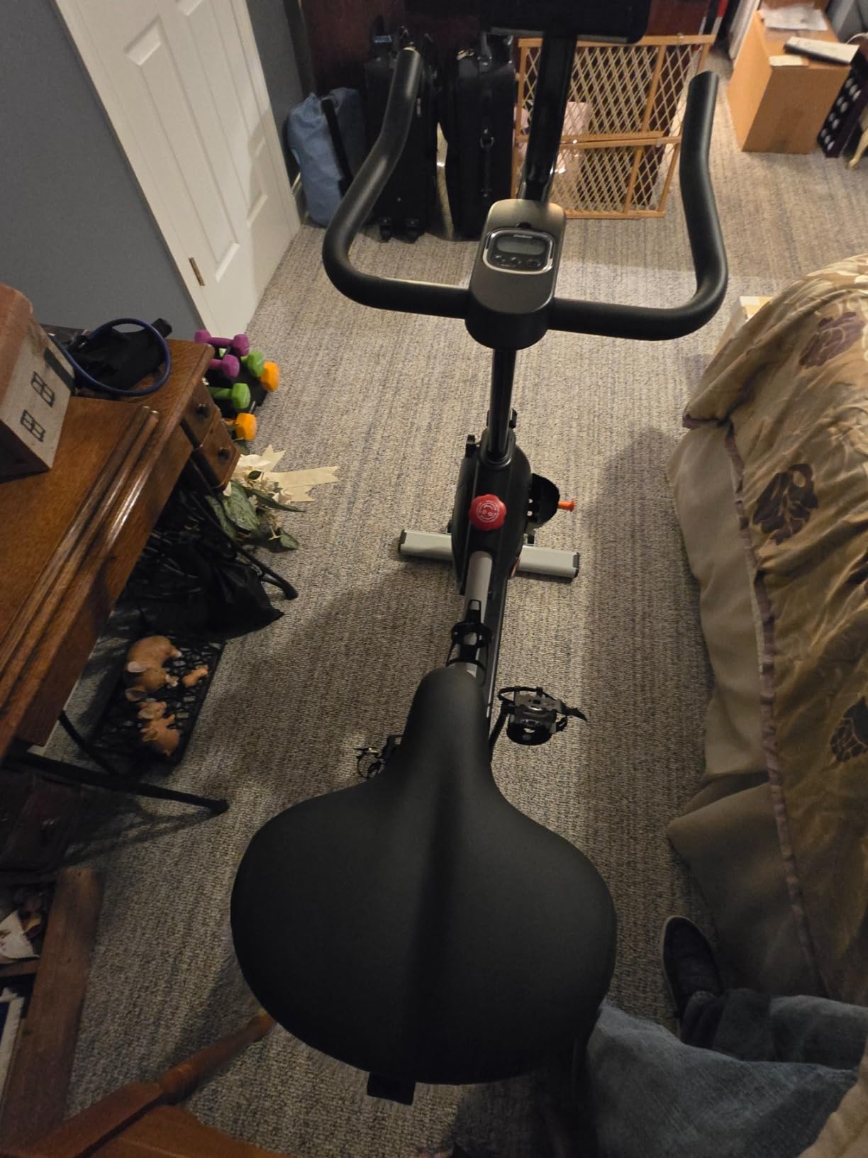 Exercise Bike,Stationary Bike for Home,Magnetic Indoor App Cycling Bike customer photo 1