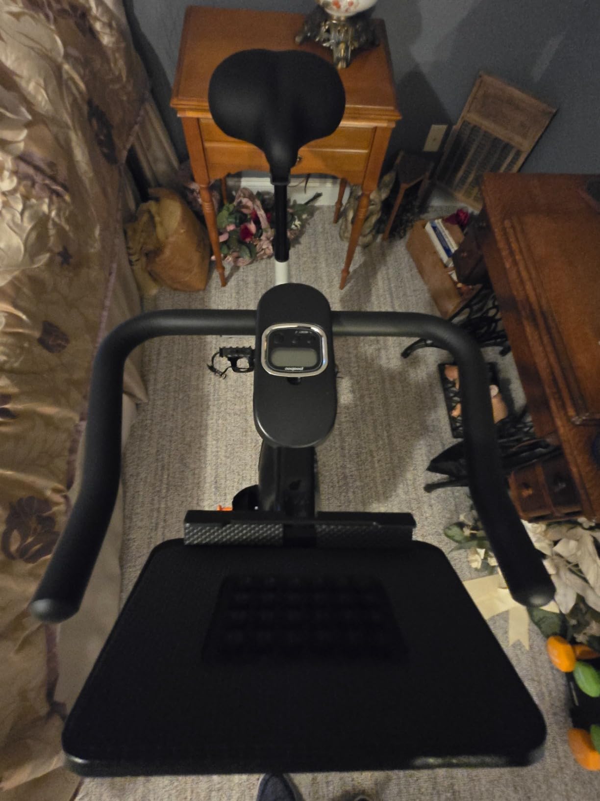 Exercise Bike,Stationary Bike for Home,Magnetic Indoor App Cycling Bike customer photo 2