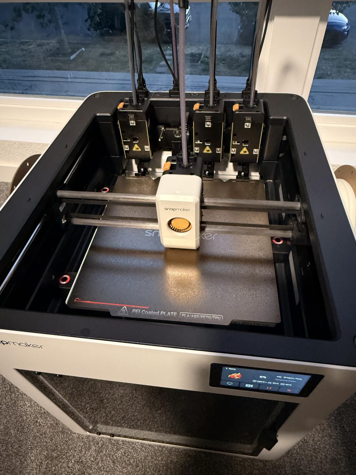 Snapmaker U1 3D Printer,4-Toolhead with 5s Toolchanger,Multi-Color Printing | 5X Fast Printing,Minimal Purge,Multi-Material Printing,Smart Calibration,Model Library,Beginner Friendly,Auto Filament System customer photo 1