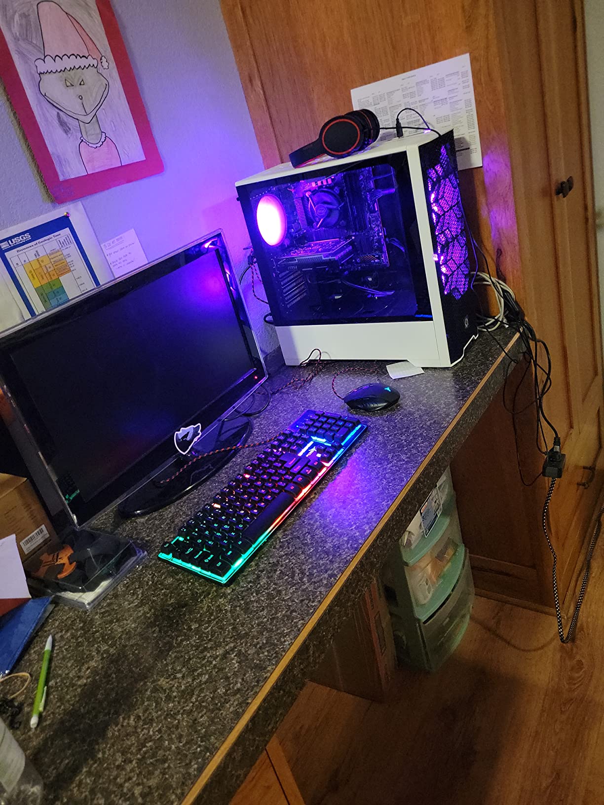 Skytech Gaming Storm Gaming PC, AMD Ryzen 5 8400F 4.2GHz, NVIDIA RTX 5060 Ti 8GB VRAM, 1TB NVMe SSD, 16GB DDR5 RAM 6000, 650W Gold PSU, Wi-Fi 5, Windows 11, Desktop customer photo 1