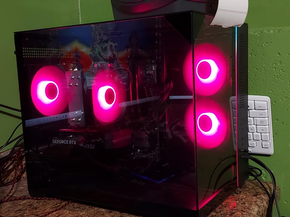 Skytech Gaming Storm Gaming PC, AMD Ryzen 5 8400F 4.2GHz, NVIDIA RTX 5060 Ti 8GB VRAM, 1TB NVMe SSD, 16GB DDR5 RAM 6000, 650W Gold PSU, Wi-Fi 5, Windows 11, Desktop customer photo 2
