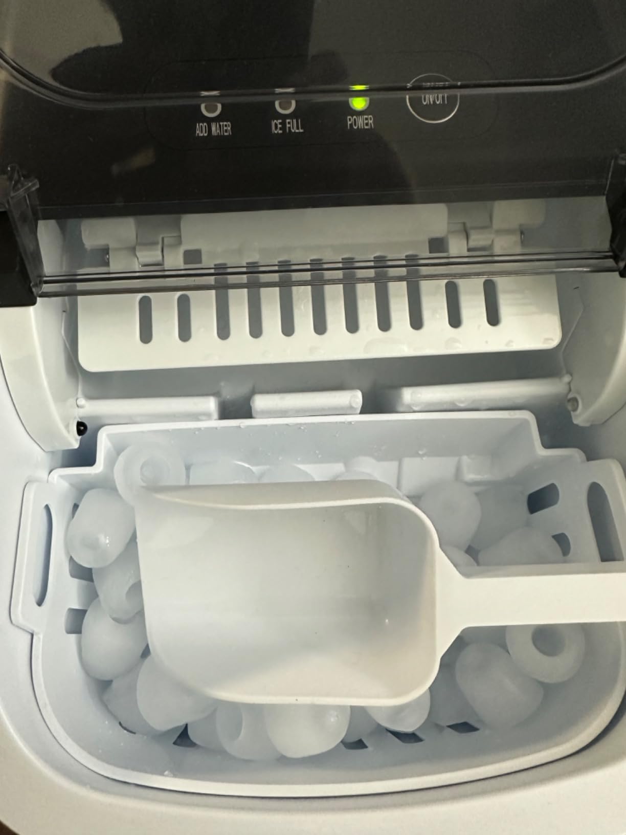 COWSAR Nugget Countertop Ice Maker, Automatic Ice Dispenser, 33 lbs/Day Chewable Pellet Ice Machine with Self-Cleaning & Measured Dispensing, Portable Ice Maker for Home, Kitchen, Office customer photo 1