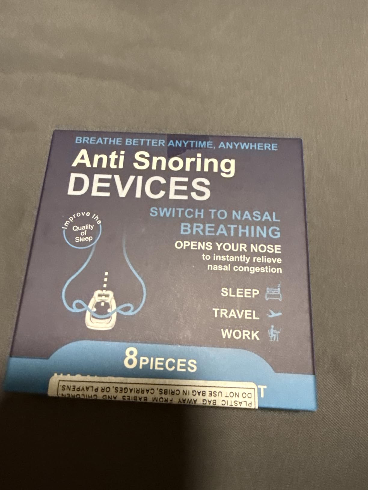 Anti Snoring Devices, 8-Count Snore Stopper Magnet Silicone Nose Clips customer photo 1