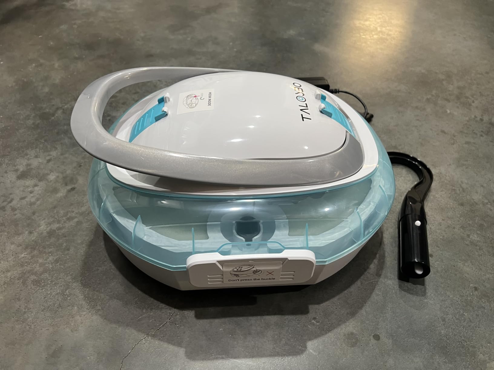 S2 Pool Vacuum Robot for Above Ground Pools, 90-Min Runtime, 861 Sq.Ft Coverage, Cordless Operation, Efficient Cleaning Performance, Dual-Layer Filtration, Panda Black customer photo 2