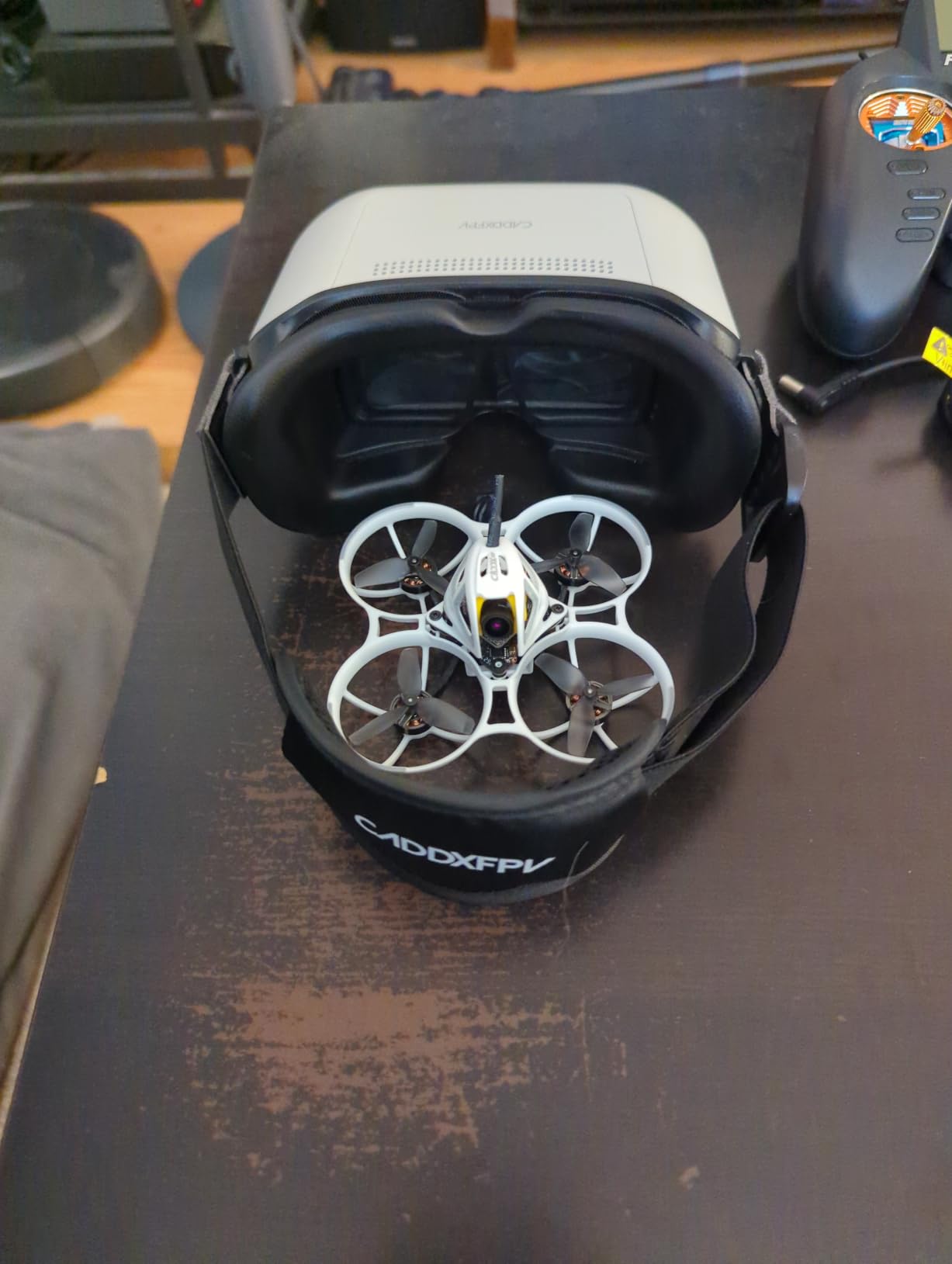CADDXFPV Curve Micro 16 1S White FPV Whoop Drone, ELRS, 1080p 120fps, 500mW customer photo 1
