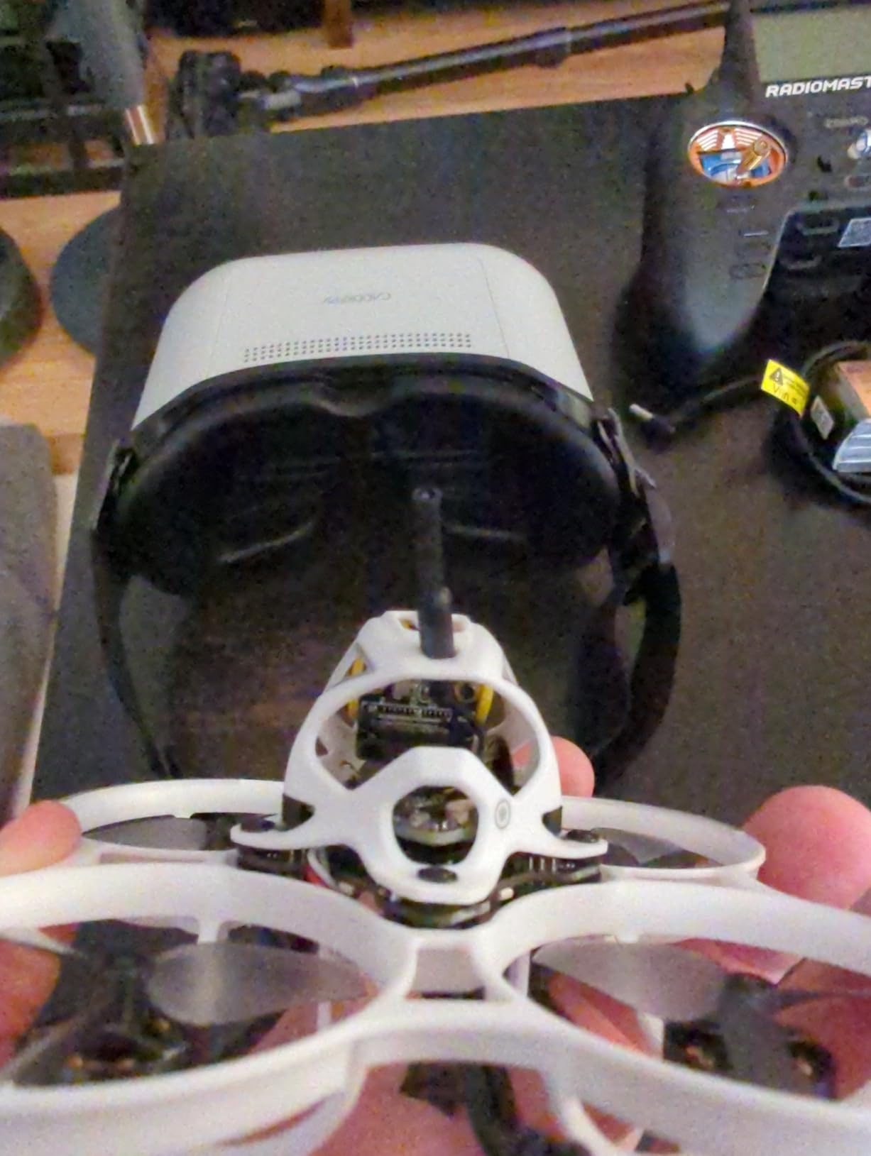 CADDXFPV Curve Micro 16 1S White FPV Whoop Drone, ELRS, 1080p 120fps, 500mW customer photo 2