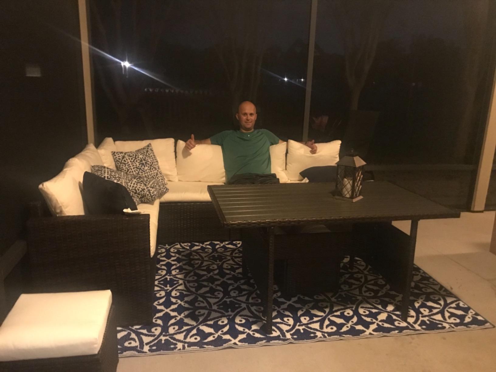 Wisteria Lane 7 Piece Patio Furniture Set, Patio Sectional for All Weather customer photo 1