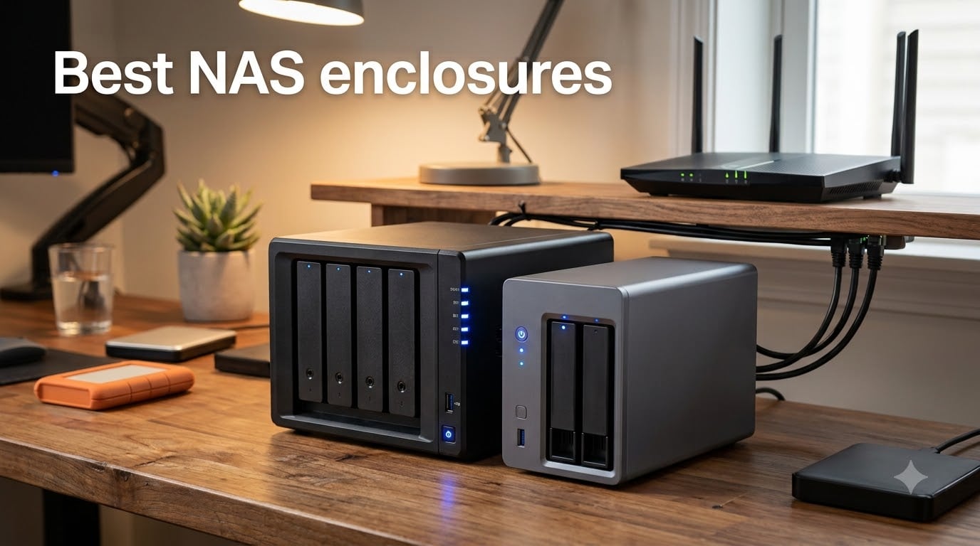 8 Best NAS Enclosures for Home and Power Users (September 2026)