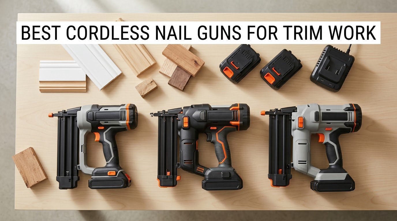 best cordless nail guns for trim work