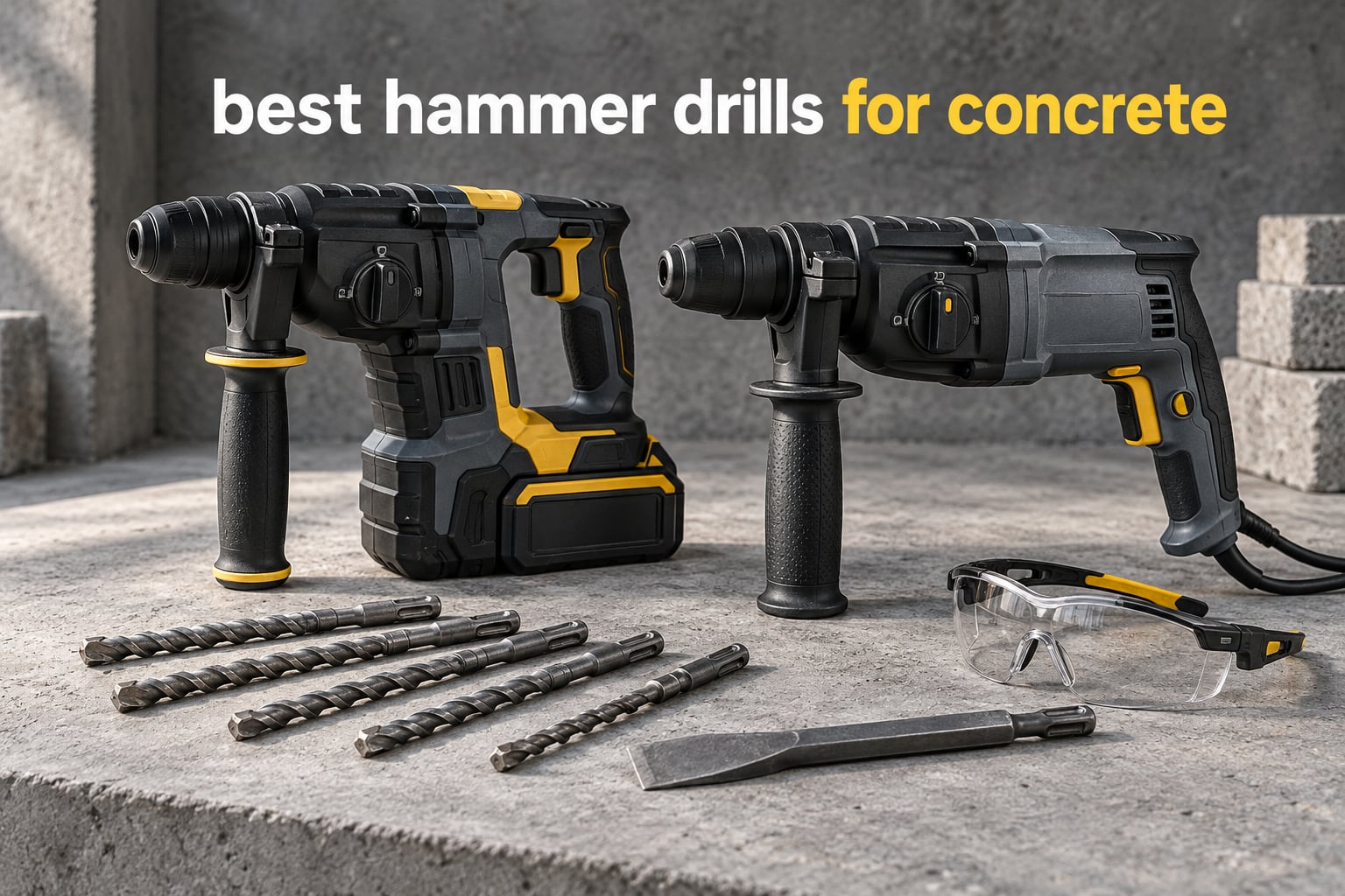 best hammer drills for concrete