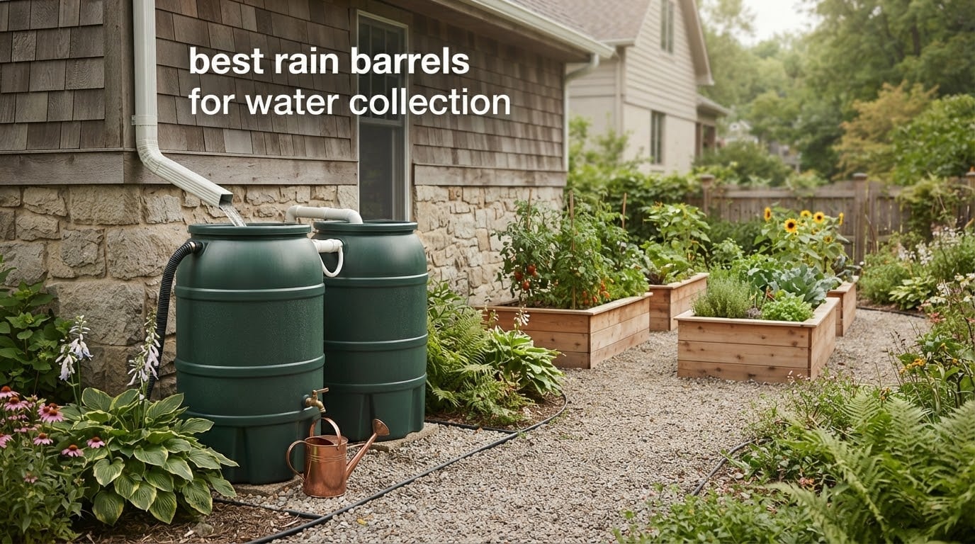 best rain barrels for water collection
