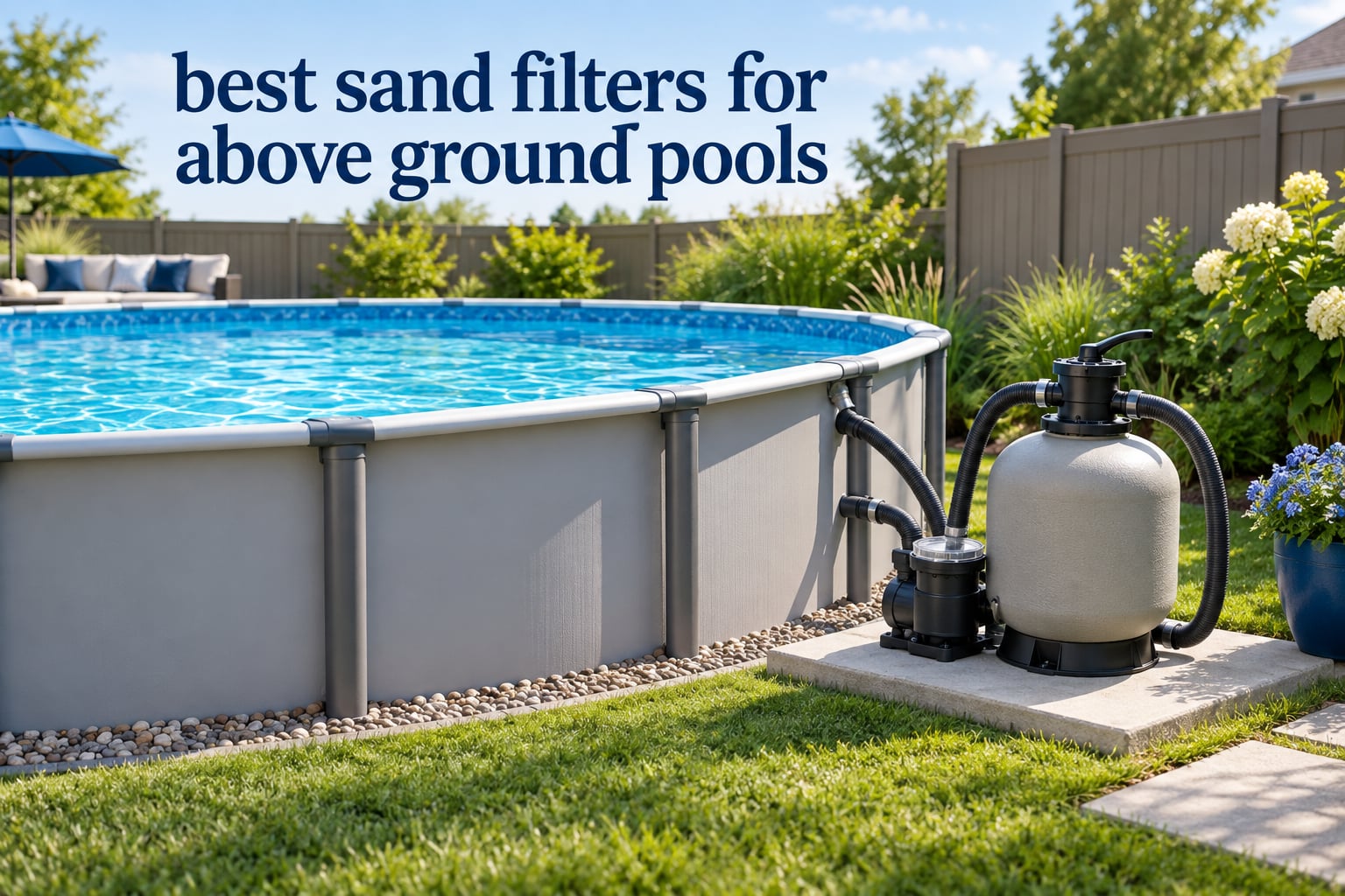 best sand filters for above ground pools