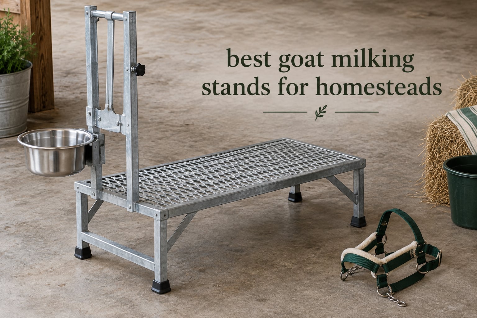 best goat milking stands for homesteads