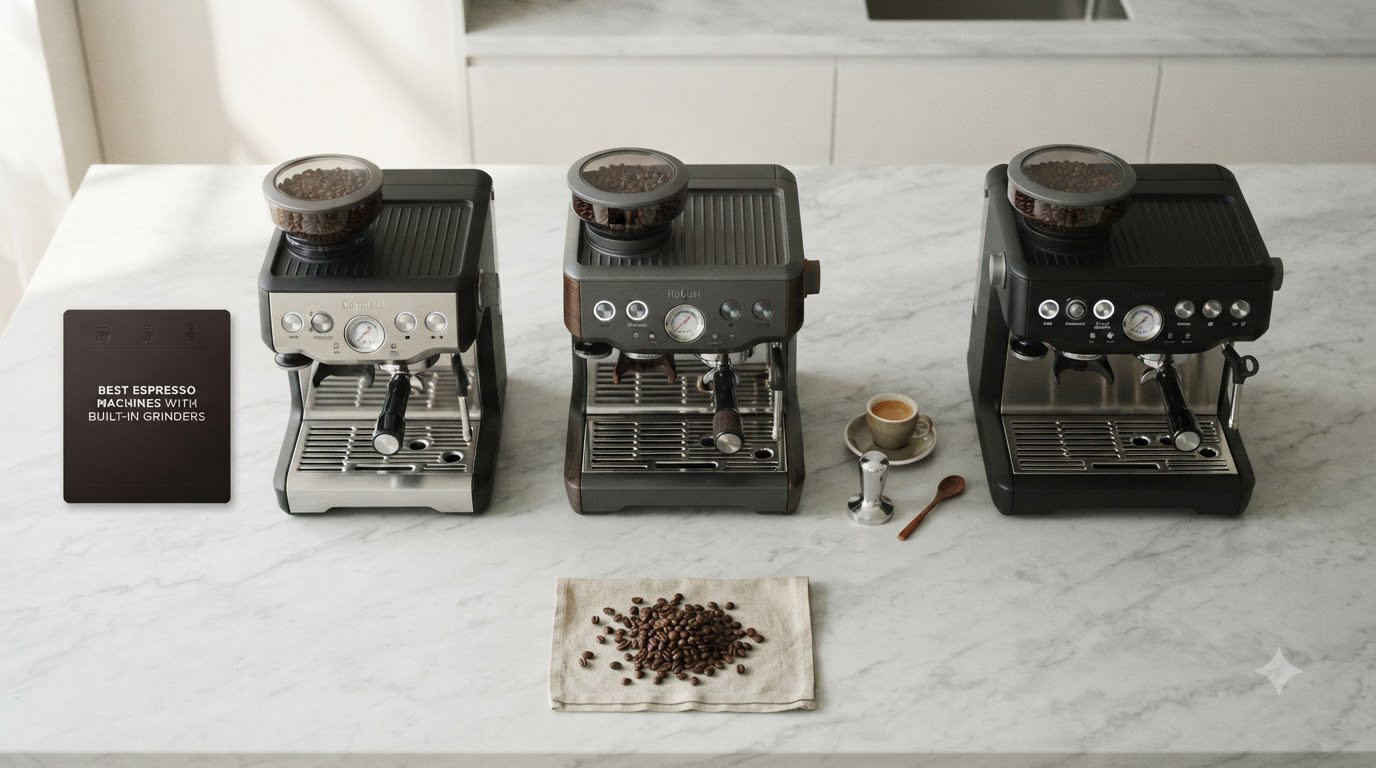 10 Best Espresso Machines with Built-In Grinders (September 2026)