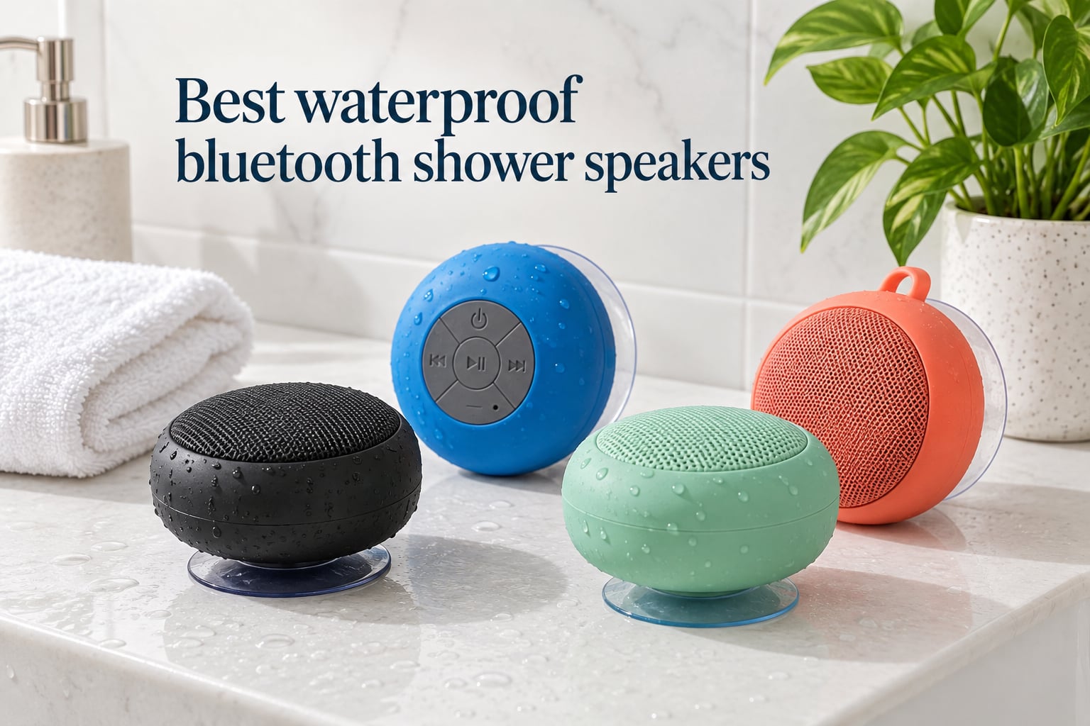 Best waterproof bluetooth shower speakers