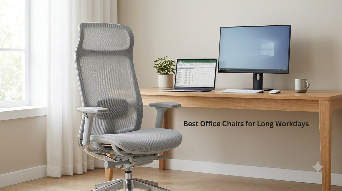 8 Best Office Chairs for Long Workdays (September 2026) Tested Picks