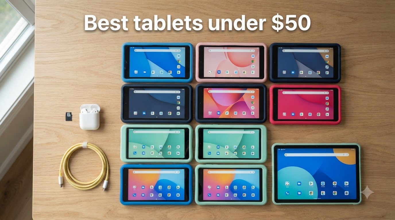 10 Best Tablets Under $50 (September 2026) Tested and Ranked