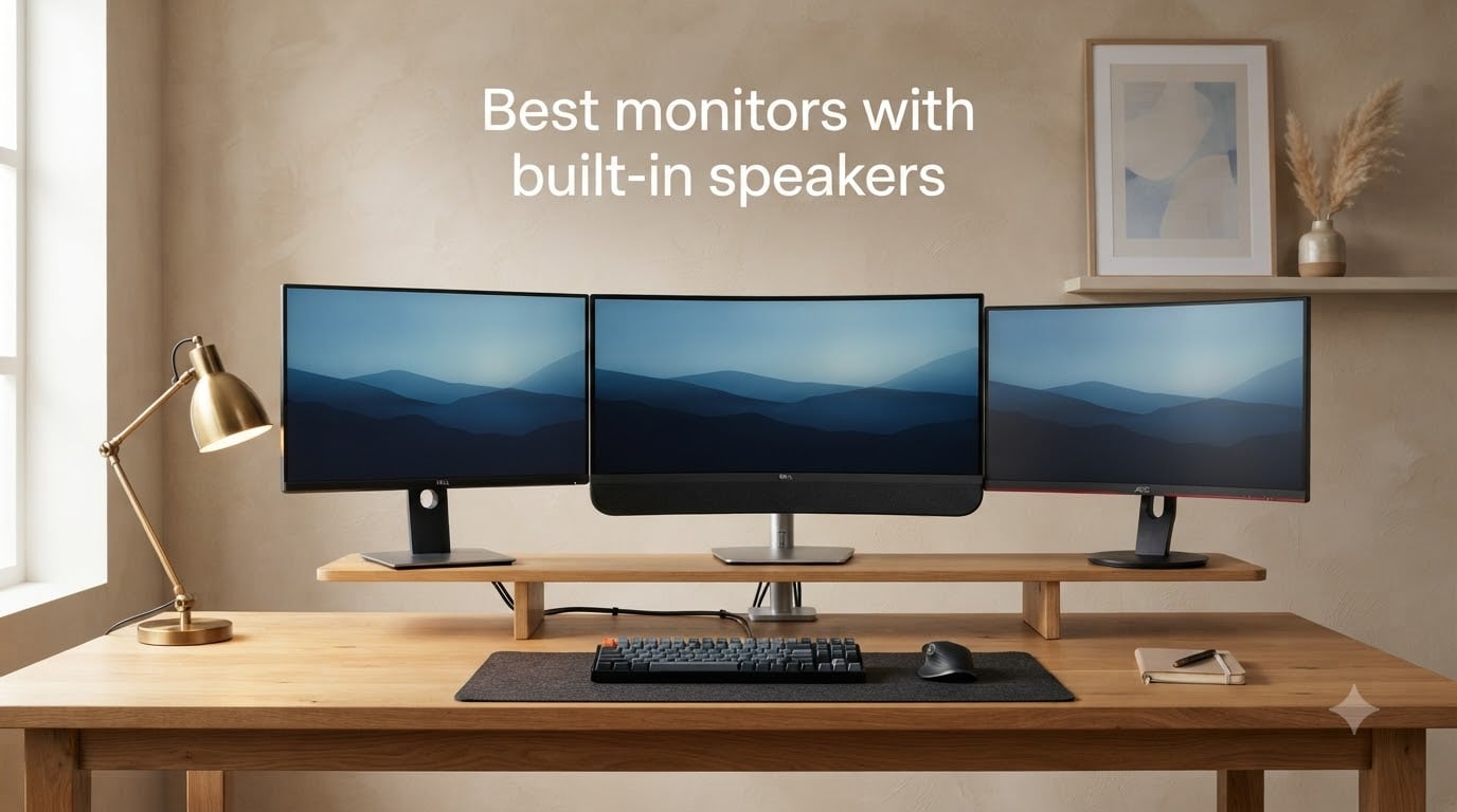 Best monitors with built-in speakers