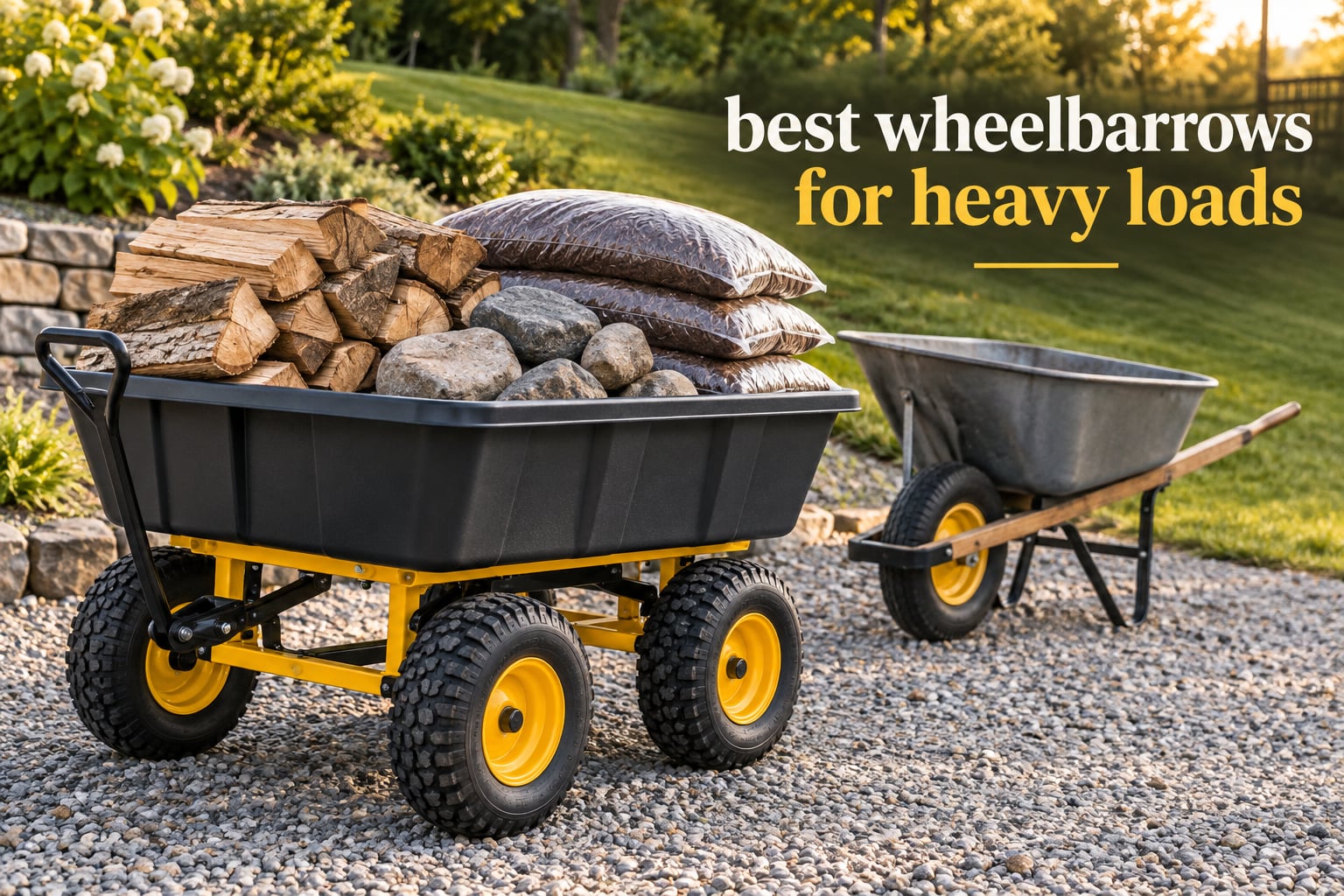 10 Best Wheelbarrows for Heavy Loads (October 2026)